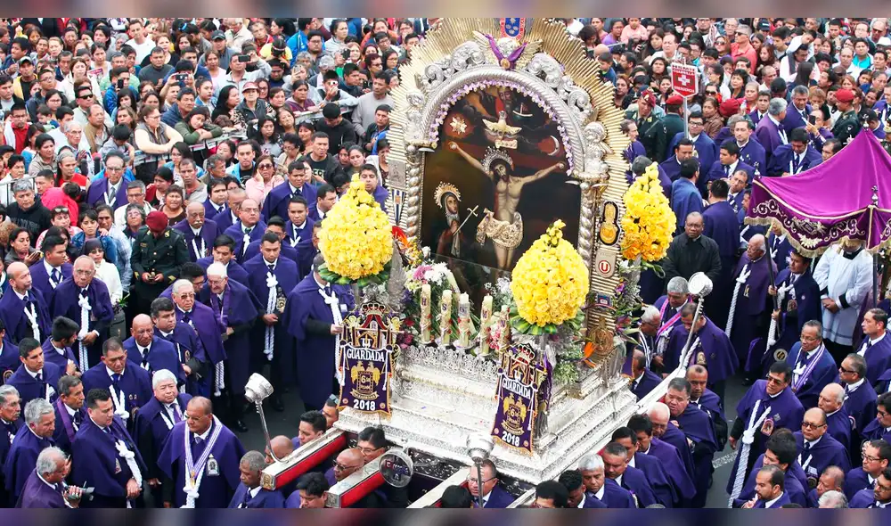 Conoce todos los detalles de la procesión del Señor de los Milagros. Foto: La República