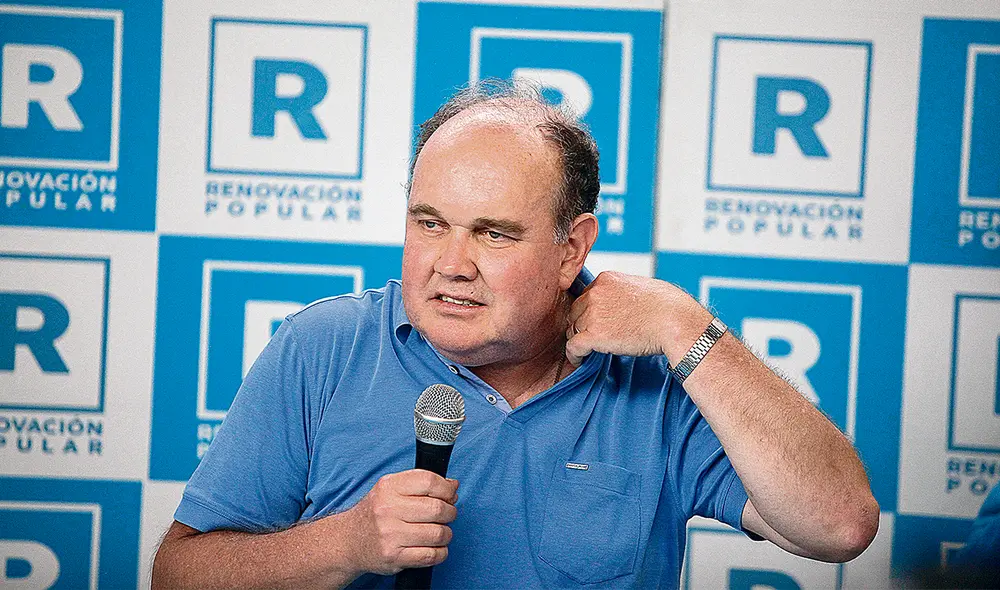Líder deberá responder. El actual alcalde de Lima, Rafael López Aliaga, fue impulsor del cambio de nombre del partido. Foto: Rodrigo Talavera/La República Líder deberá responder. El actual alcalde de Lima, Rafael López Aliaga, fue impulsor del cambio de nombre del partido. Foto: Rodrigo Talavera/La República