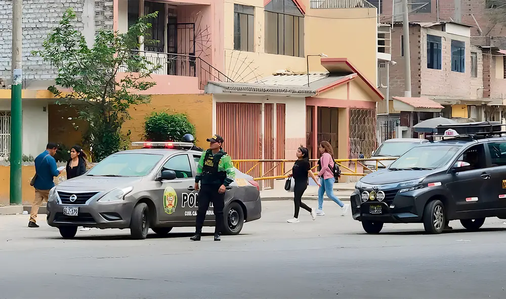 Inseguridad. Presencia policial en SJL ya no es como en los primeros días. Hay menos agentes en las calles, dicen los vecinos. Foto: La República