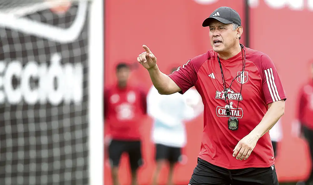 Balance. Como director técnico de la selección peruana, Juan Reynoso registra un empate y una derrota en las eliminatorias. Foto: difusión