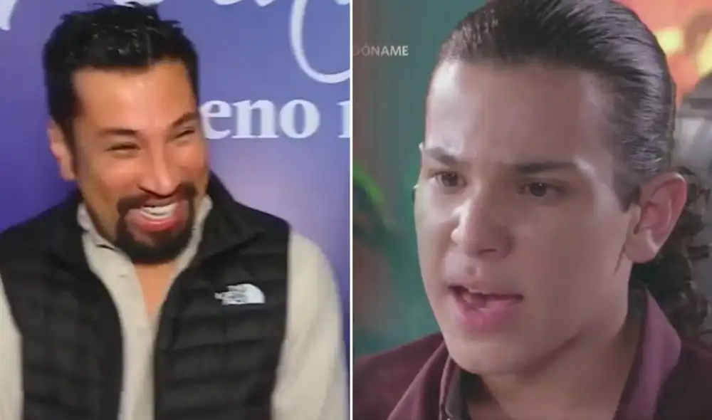 Aldo Miyashiro y Érika Villalobos disfrutaron el estreno de 'Perdóname' junto con sus herederos. Foto: composición LR/captura de América TV Aldo Miyashiro y Érika Villalobos disfrutaron el estreno de 'Perdóname' junto con sus herederos. Foto: composición LR/captura de América TV