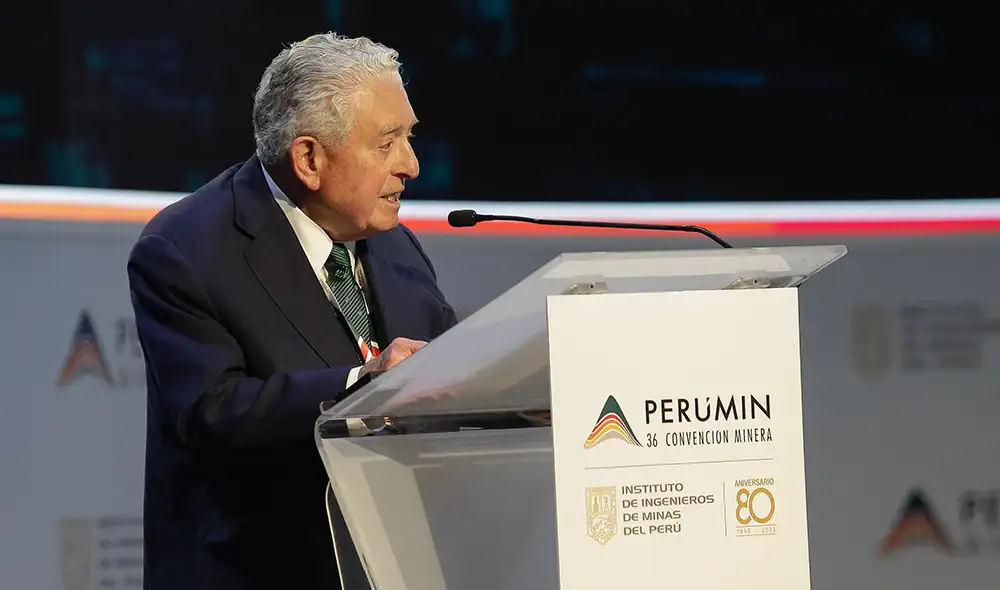 Óscar González Rocha participó en Perumin. Foto: La República / Rodrigo Talavera Óscar González Rocha participó en Perumin. Foto: La República / Rodrigo Talavera