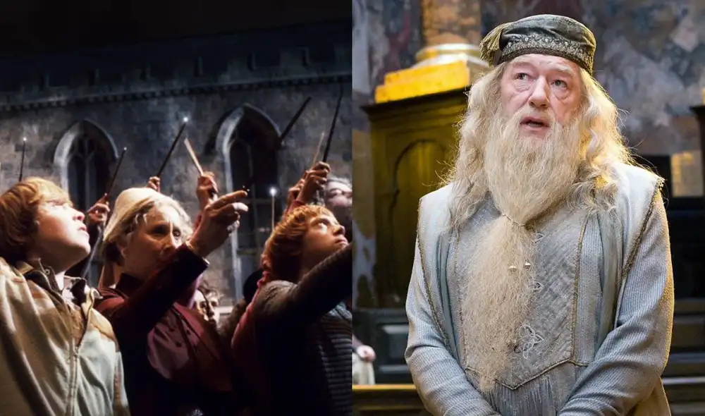 El actor Michael Gambon interpretó a Albus Dumbledore en las seis últimas películas de 'Harry Potter'. Foto: Warner Bros