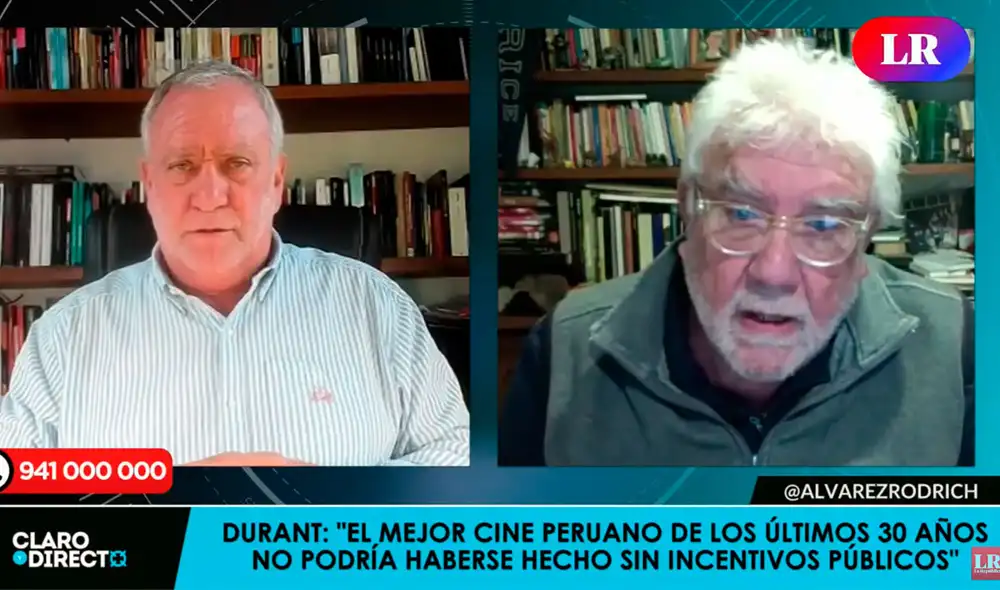 Alberto Durant fue el invitado de Claro y Directo el jueves 28 de septiembre. Foto y video: La República