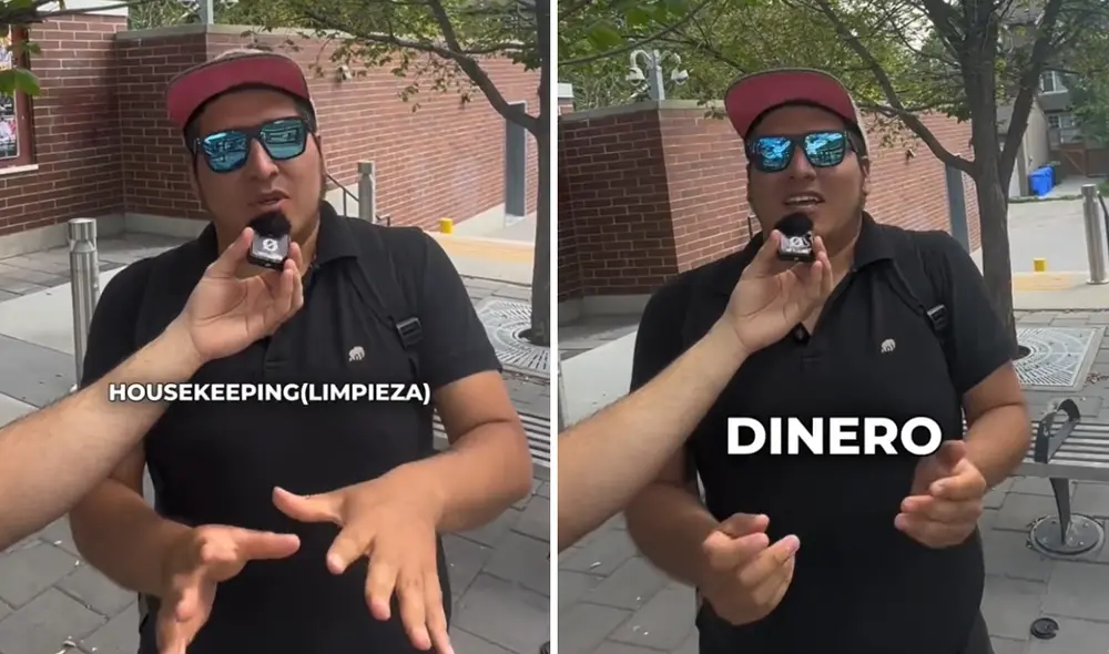 Peruano revela sorprendente cifra de dinero que gana trabajando limpiando hoteles en Canadá. Foto: composición/@robertoemigra/captura TikTok/ Peruano revela sorprendente cifra de dinero que gana trabajando limpiando hoteles en Canadá. Foto: composición/@robertoemigra/captura TikTok/