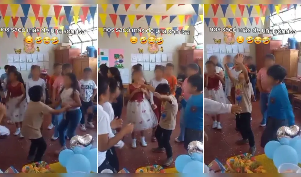 Menores festejan al ritmo de canciones de fallecido Kevin Pedraza. Foto: composición LR/@soniatullumellue - Video: @soniatullumellue