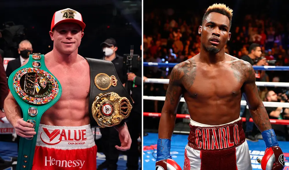 'Canelo' Álvarez y Jermell Charlo se enfrentarán por primera vez entre sí. Foto: composición de LR/EFE