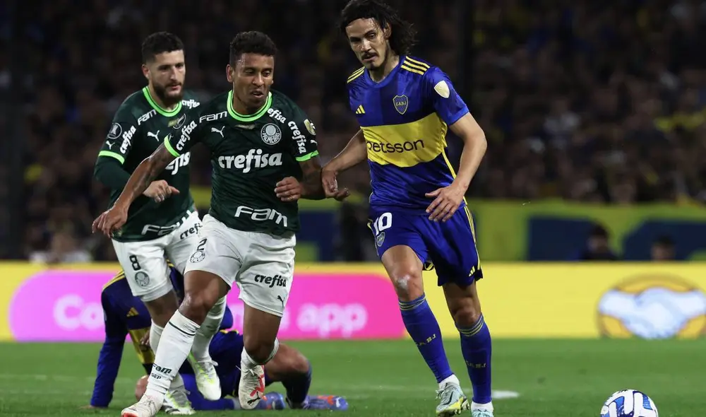 Boca Juniors vs. Palmeiras jugaron en La Bombonera. Foto: AFP Boca Juniors vs. Palmeiras jugaron en La Bombonera. Foto: AFP