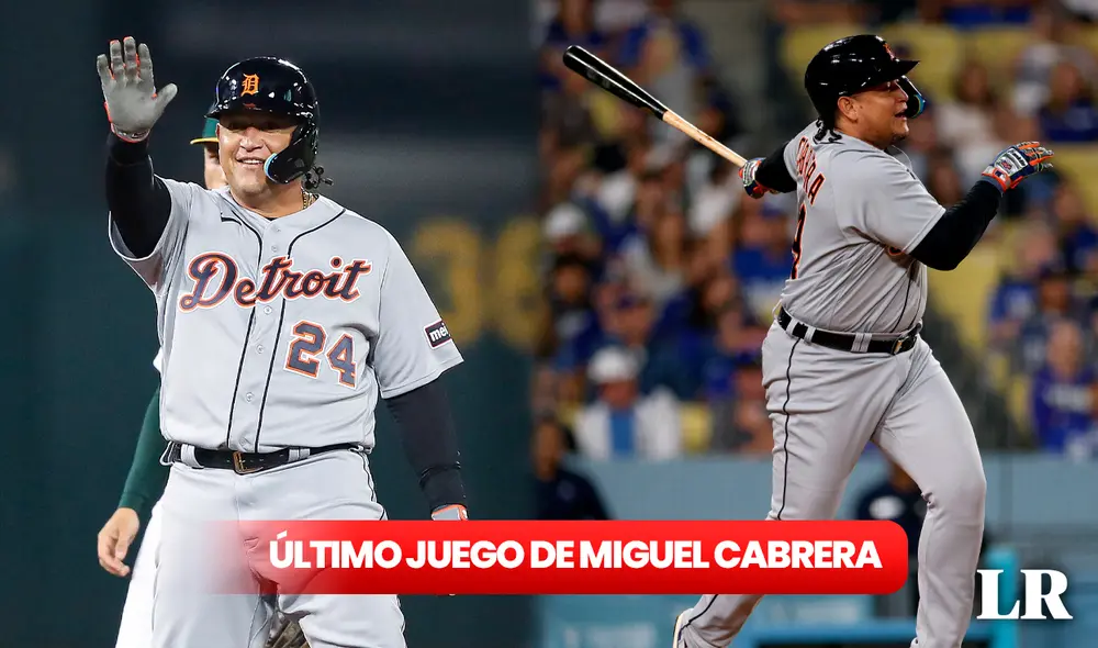 Miguel Cabrera ha disputado 21 temporadas de la MLB. Foto: composición LR/AFP Miguel Cabrera ha disputado 21 temporadas de la MLB. Foto: composición LR/AFP