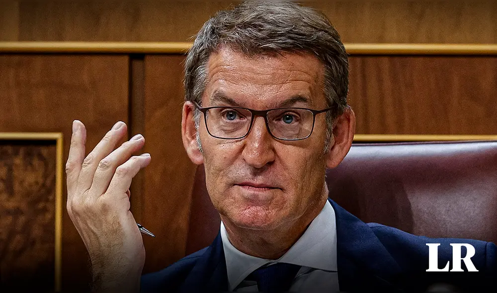 El líder del Partido Popular y candidato presidencial Alberto Núñez Feijó no logró los votos suficientes para alcanzar la presidencia de España. Foto: composición LR/AFP El líder del Partido Popular y candidato presidencial Alberto Núñez Feijó no logró los votos suficientes para alcanzar la presidencia de España. Foto: composición LR/AFP