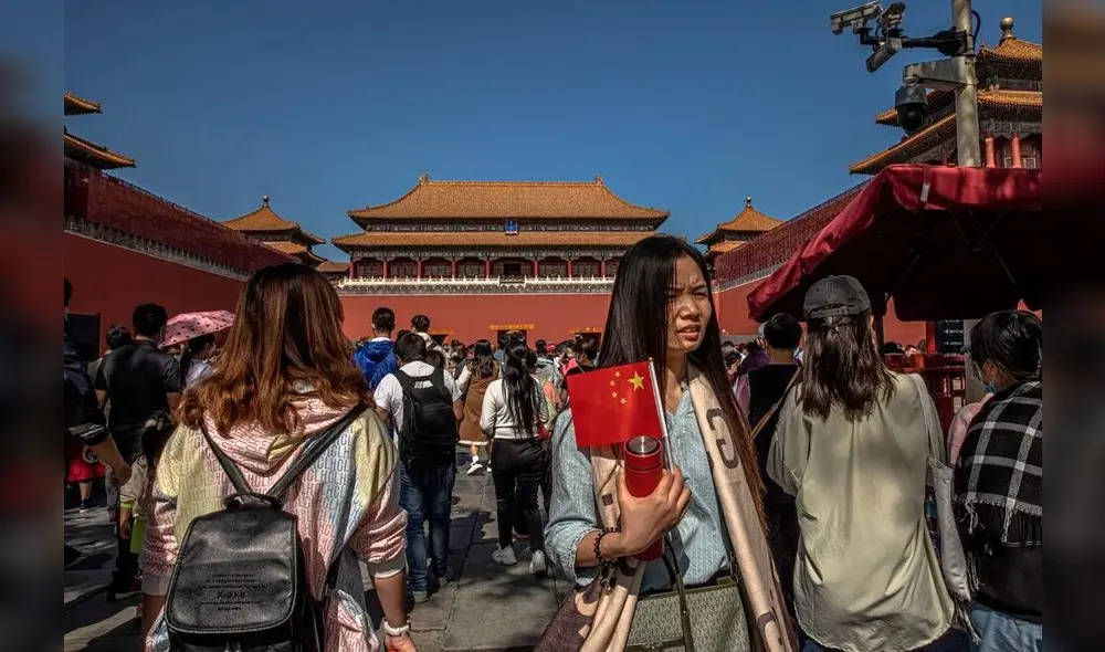 China. Reservas de hoteles para destinos populares han experimentado un aumento del 514%. Foto: EFE