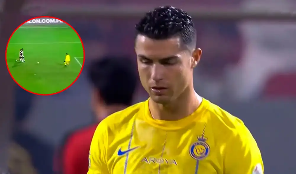 Cristiano Ronaldo realizó una jugada bastante similar a la del futbolista de FBC Melgar. Foto: captura de Band Sports/Liga 1 Max - Video: Band Sports Cristiano Ronaldo realizó una jugada bastante similar a la del futbolista de FBC Melgar. Foto: captura de Band Sports/Liga 1 Max - Video: Band Sports