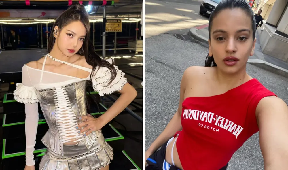 Lisa debutó como bailarina en el show 'Crazy horse Paris'. Foto: Composición LR/ LaLisa/ Rosalía