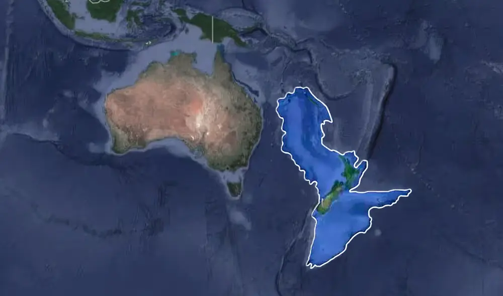 Zelandia se ubica al suroeste del océano Pacífico. Foto: Google Earth/composición LR