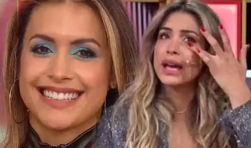 Milett Figueroa fue entrevistada por 'LAM'. Foto: composición LR/captura de pantalla de 'Bailando' y 'LAM'.