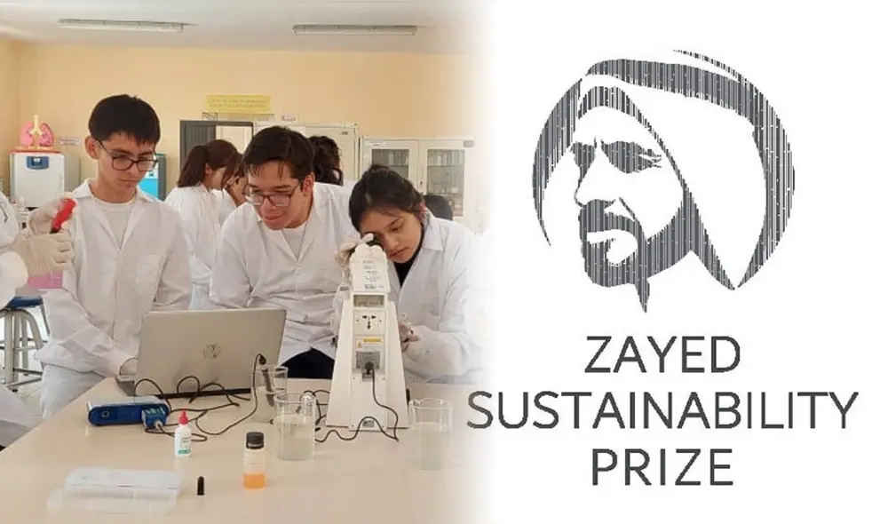 Proyecto escolar será evaluado a fines del 2023. Foto: composición LR/ Andina/ premio Zayed