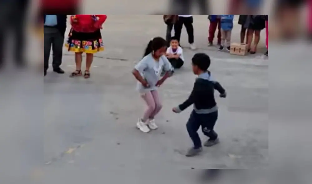 Niños demostraron su habilidad para bailar. Foto y video: Enlace Regional