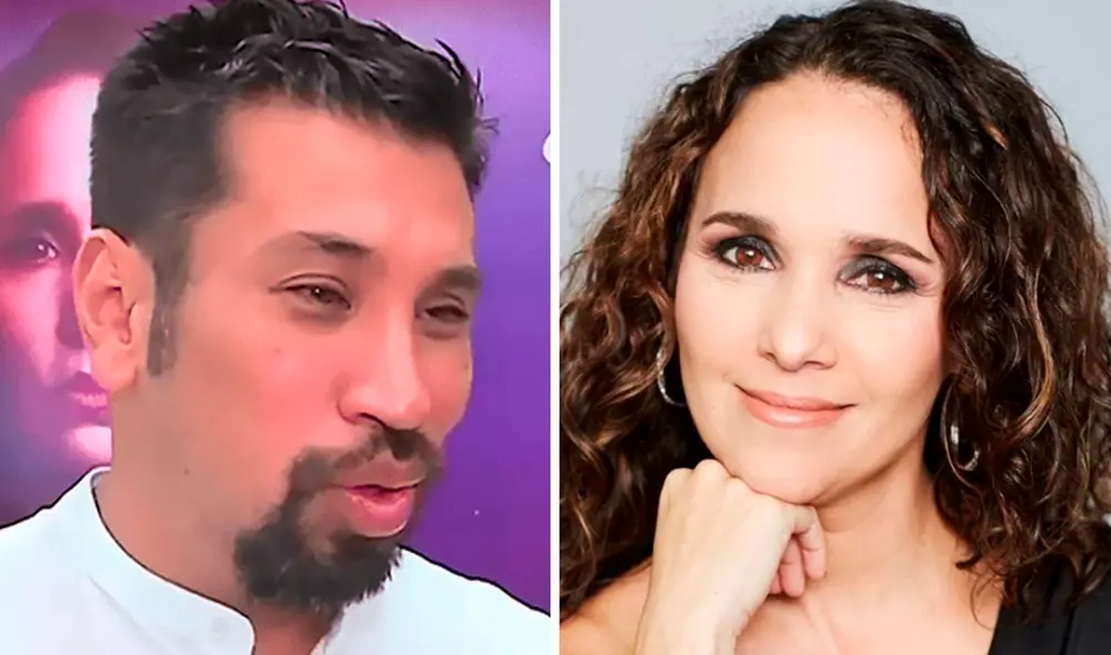 Aldo Miyashiro se mostró agradecido por la oportunidad que tiene de actuar con sus dos hijos. Foto: Composición LR / América TV / Instagram Erika VIllalobos