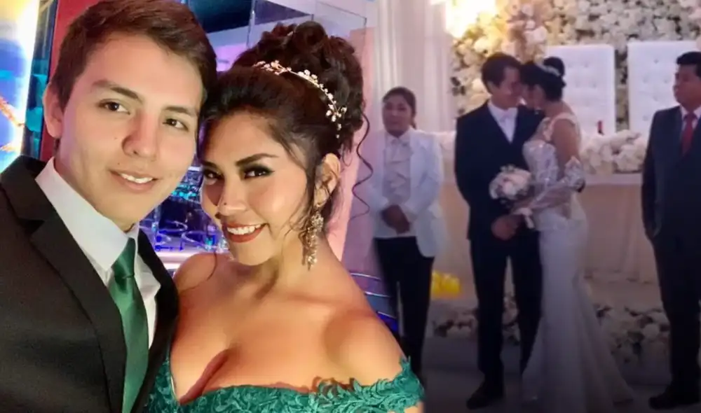 Yarita Lizeth y Patric Lundberg se casaron en una íntima ceremonia. Foto: composición LR/Instagram/captura de TikTok/stekprel