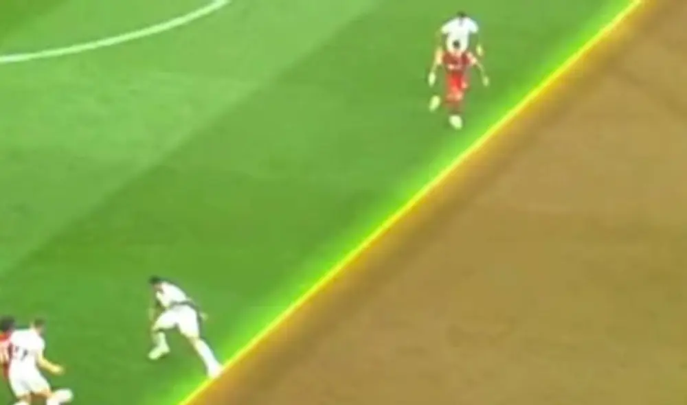 Luis Díaz había convertido el 1-0, pero no lo convalidaron debido a un error en el VAR. Foto: captura/ESPN Luis Díaz había convertido el 1-0, pero no lo convalidaron debido a un error en el VAR. Foto: captura/ESPN