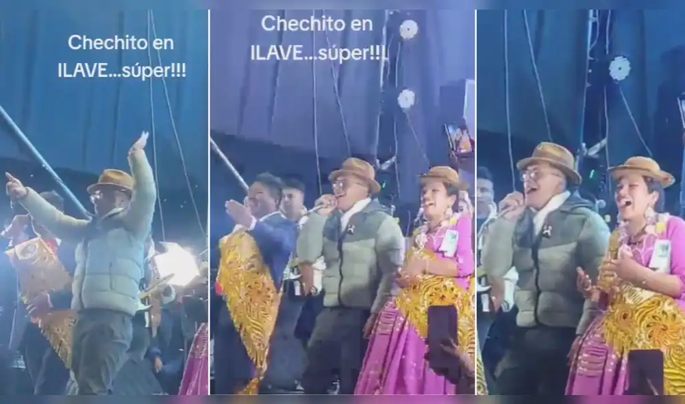 El vocalista llegó hasta un distrito del altiplano. Foto: composición LR/@fannynequi - Video: @fannynequi