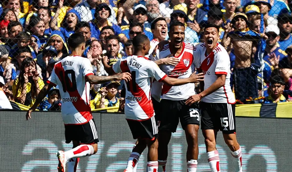 River Plate derrotó a Boca Juniors en La Bombonera por la Copa de la Liga. Foto: EFE River Plate derrotó a Boca Juniors en La Bombonera por la Copa de la Liga. Foto: EFE