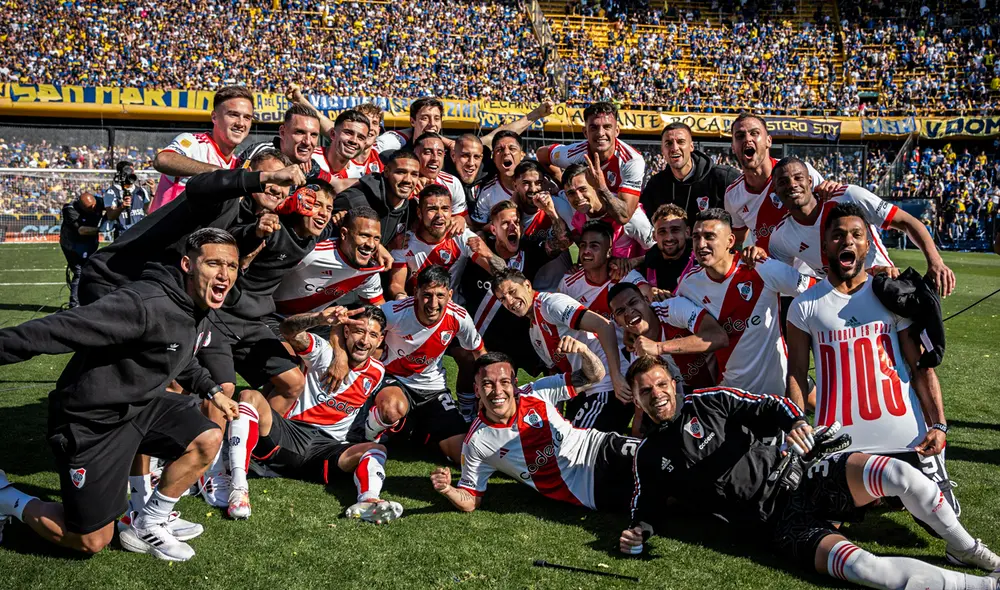 River Plate se quedó con la victoria en el súperclásico ante Boca. Foto: RiverPlate/X River Plate se quedó con la victoria en el súperclásico ante Boca. Foto: RiverPlate/X