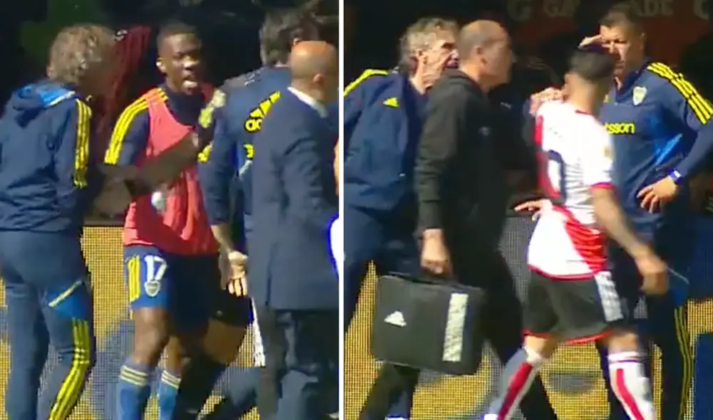 Luis Advíncula fue suplente en el superclásico ante River Plate. Foto: composición LR/ESPN