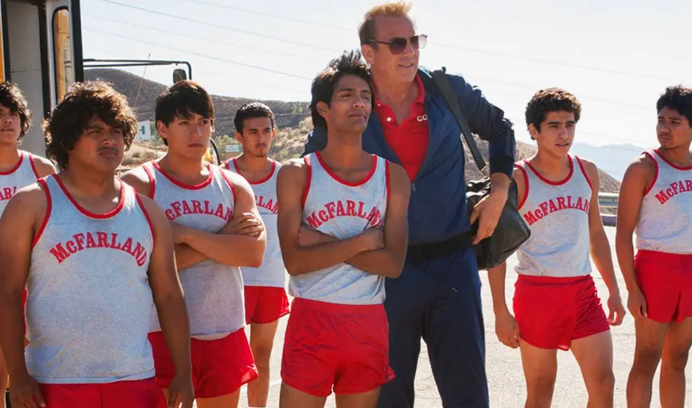 En ‘McFarland, USA’, Kevin Costner le da vida a Jim White, entrenador de un equipo de atletismo en una comunidad latina. Foto: Walt Disney Studios