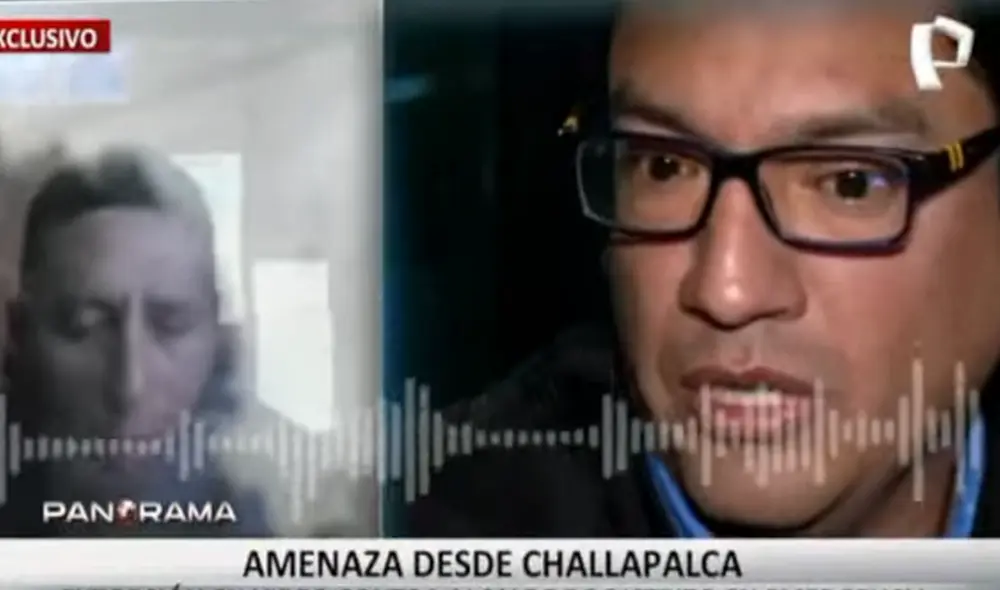 El alcalde de SMP señaló que viene recibiendo amenazas desde mayo de este año. Foto: captura de Panorama El alcalde de SMP señaló que viene recibiendo amenazas desde mayo de este año. Foto: captura de Panorama