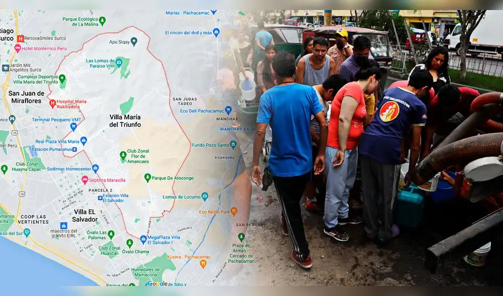 El corte masivo de agua será por un beneficio futuro. Foto: composición GLR