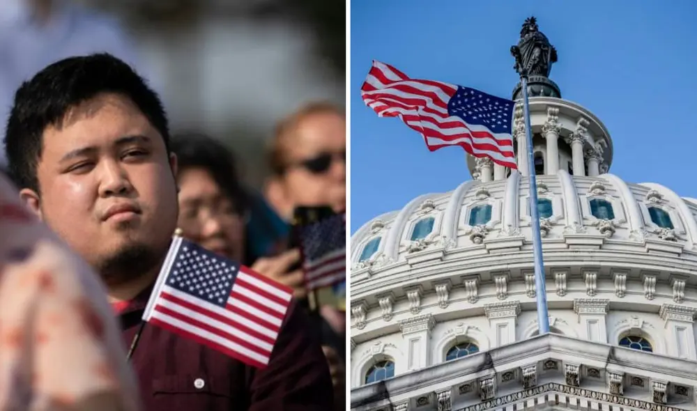 El debate sobre elegir el inglés como idioma oficial de Estados Unidos data de hace varios años. Foto: composición LR/AFP/NTN24 El debate sobre elegir el inglés como idioma oficial de Estados Unidos data de hace varios años. Foto: composición LR/AFP/NTN24