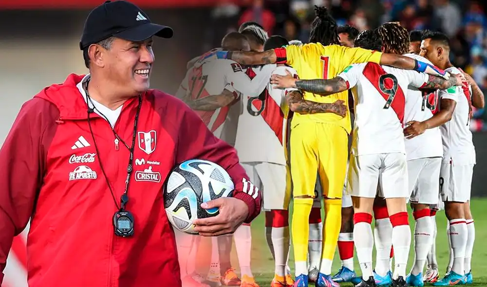 Juan Reynoso asumió las riendas de la selección peruana en el 2022. Foto: composición LR/FPF