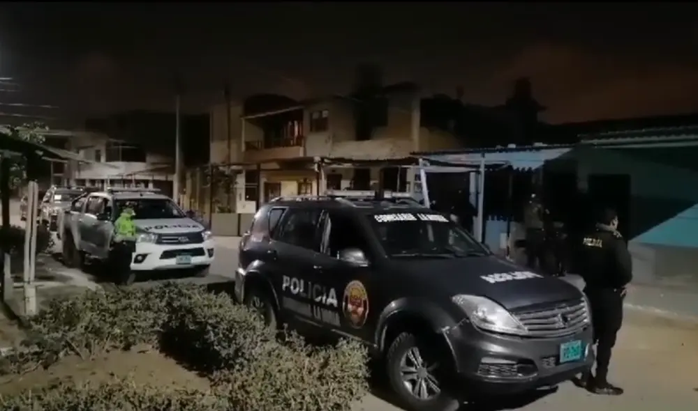 Grupo de ladrones es detenido durante operativo policial en La Libertad. Foto: difusión Grupo de ladrones es detenido durante operativo policial en La Libertad. Foto: difusión