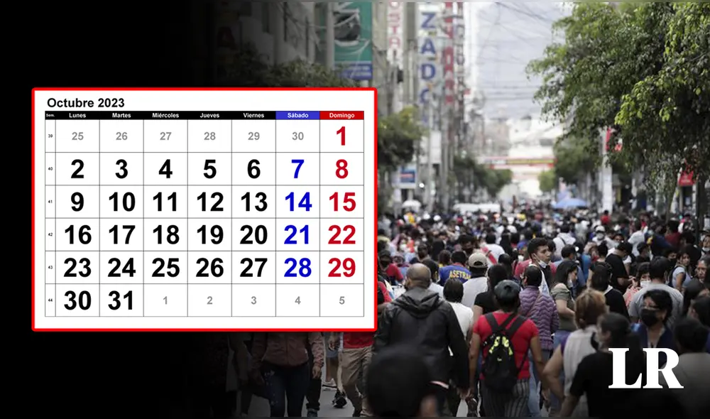 Te contamos cuándo inicia el fin de semana largo en octubre y por qué celebramos un nuevo feriado histórico para el país. Foto: composición de Fabrizio Oviedo/LR/Andina/Calendarperdia