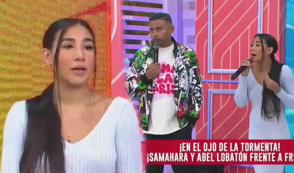 Samahara Lobatón se presentó en 'América hoy' tras protagonizar polémica. Foto: composición LR/captura América Samahara Lobatón se presentó en 'América hoy' tras protagonizar polémica. Foto: composición LR/captura América