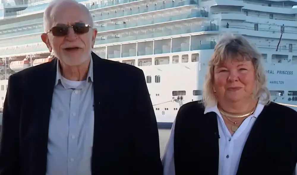 La pareja de jublados aseguró que pasar sus días en los cruceros fue la mejor decisión tras jubilarse. Foto y video: A Current Affair