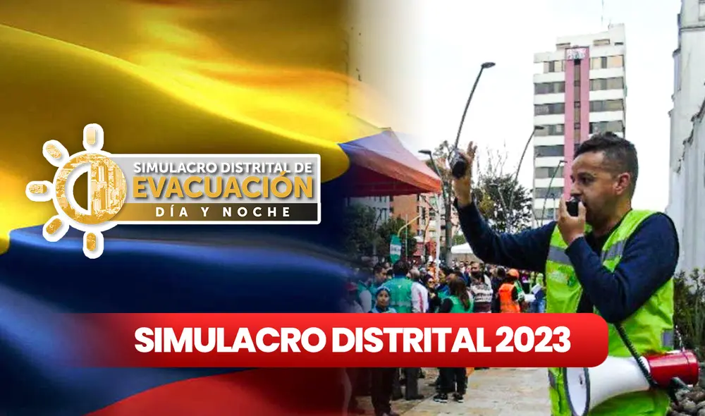 El Simulacro Distrital de Evacuación 2023: se realizará de día y de noche. Foto: composición LR de Jazmin Ceras/ Alcaldía de Bogotá/ Pxfuel