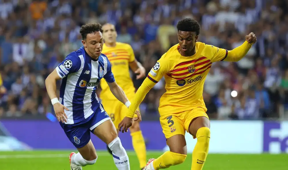 Barcelona visitó a Porto en el estadio Do Dragao. Foto: EFE