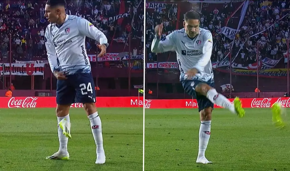 LDU se enfrenta con Defensa y Justicia en Argentina. Foto: composición LR/captura ESPN LDU se enfrenta con Defensa y Justicia en Argentina. Foto: composición LR/captura ESPN