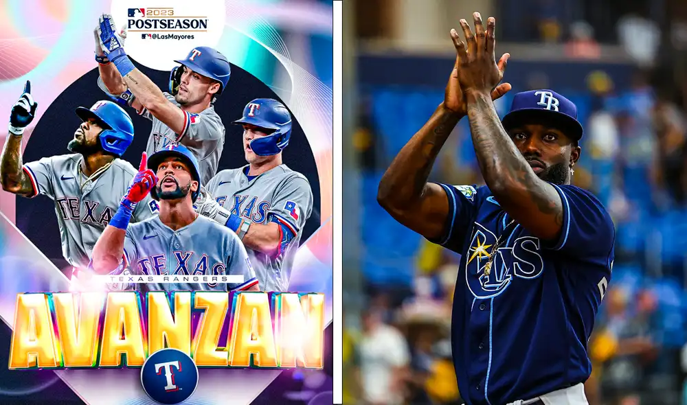 Repasa los mejores momentos del segundo juego de la serie entre Rays vs. Rangers por la serie de comodines de la MLB 2023. Foto: composición LR/MLB/Rays/Rangers