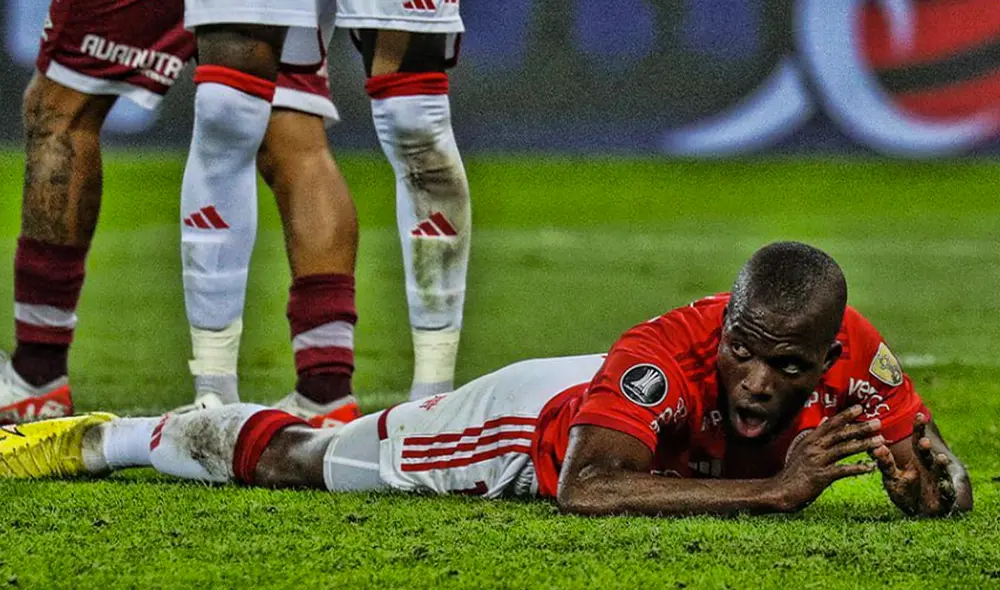 Enner Valencia fue el goleador del Inter Porto Alegre en la Copa Libertadores 2023. Foto: AFP