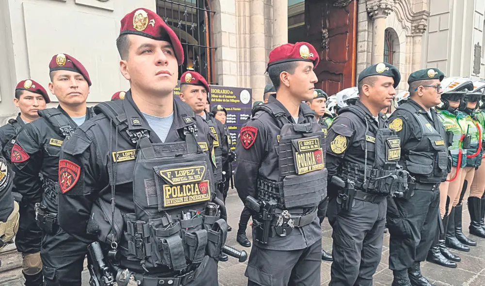 Control. Policías de varias unidades serán desplazados hacia el centro de Lima este sábado. Foto: La República