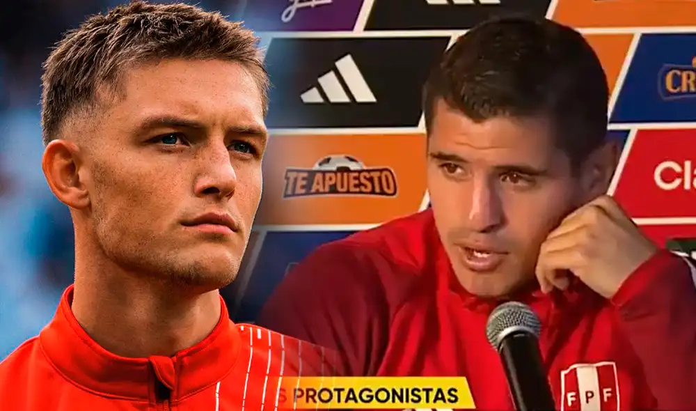 Aldo Corzo y Oliver Sonne juegan en la misma posición. Foto: composición LR/Movistar Deportes/Instagram Aldo Corzo y Oliver Sonne juegan en la misma posición. Foto: composición LR/Movistar Deportes/Instagram