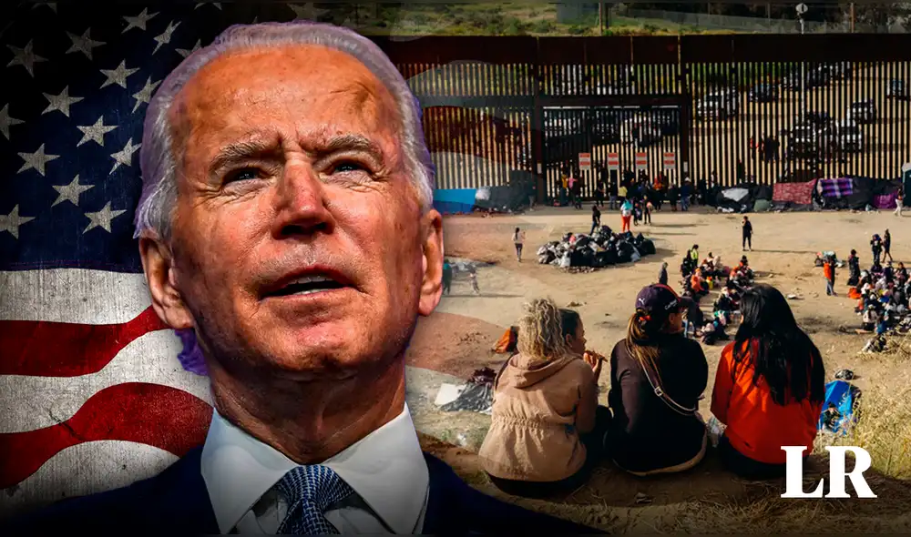 Joe Biden ordena reforzar la frontera con México, en Texas. Foto: composición LR/AFP/EFE