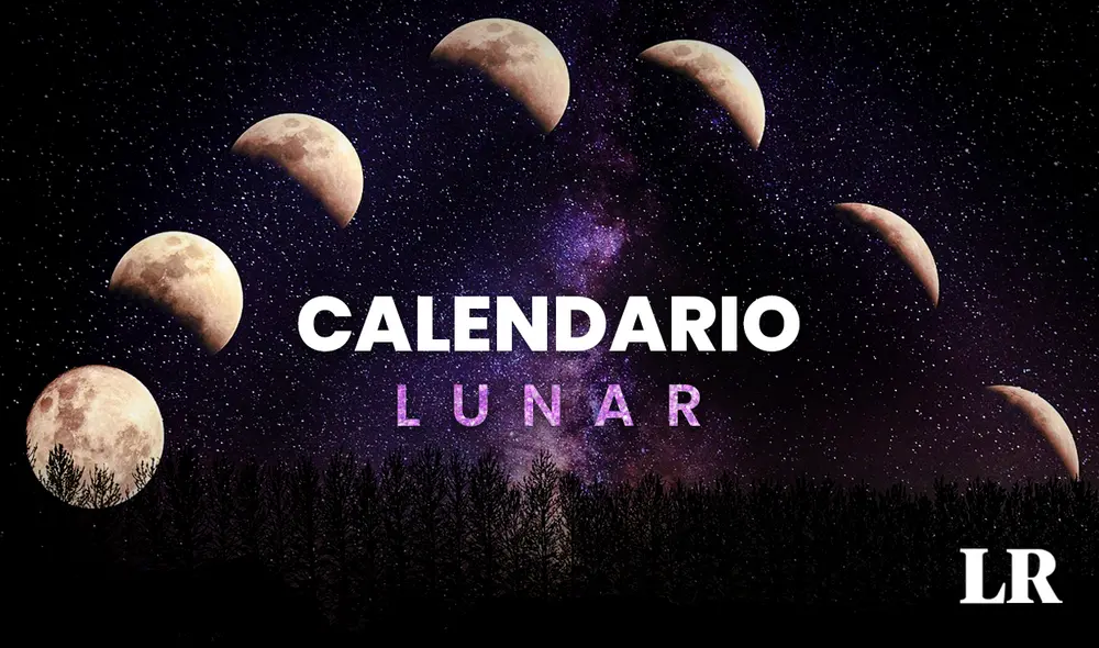 Calendario lunar octubre 2023. Foto: composición LR
