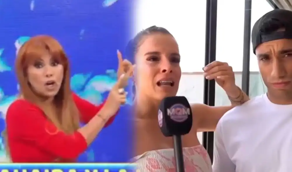 Magaly Medina arremetió contra Alejandra Baigorria en su último programa. Foto: composición LR/captura de ATV/América TV