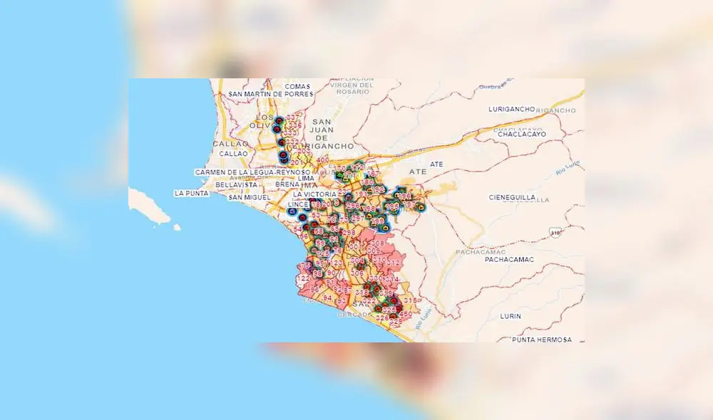 22 distritos de Lima no contarán con agua. Foto: captura de Sedapal 22 distritos de Lima no contarán con agua. Foto: captura de Sedapal