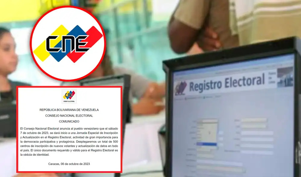 El CNE en Venezuela cumple funciones desde 1997. Foto: composición LR/El Nacional/CNE