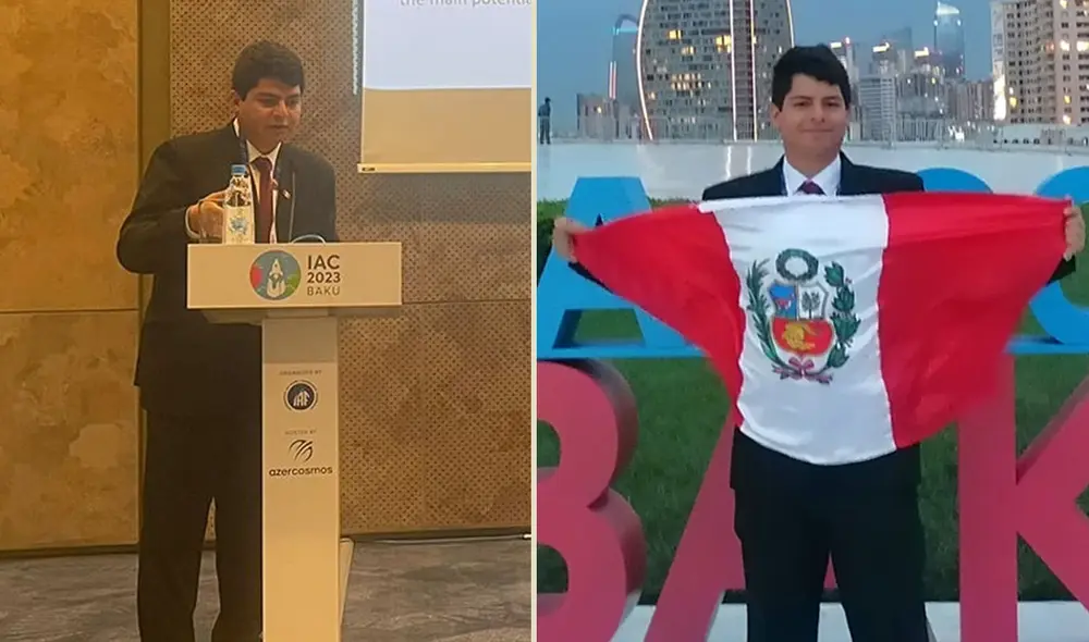 Estudiante de la UNI representa al país en congreso internacional de astronáutica. Foto: composición LR/cortesía de Juan Palacios